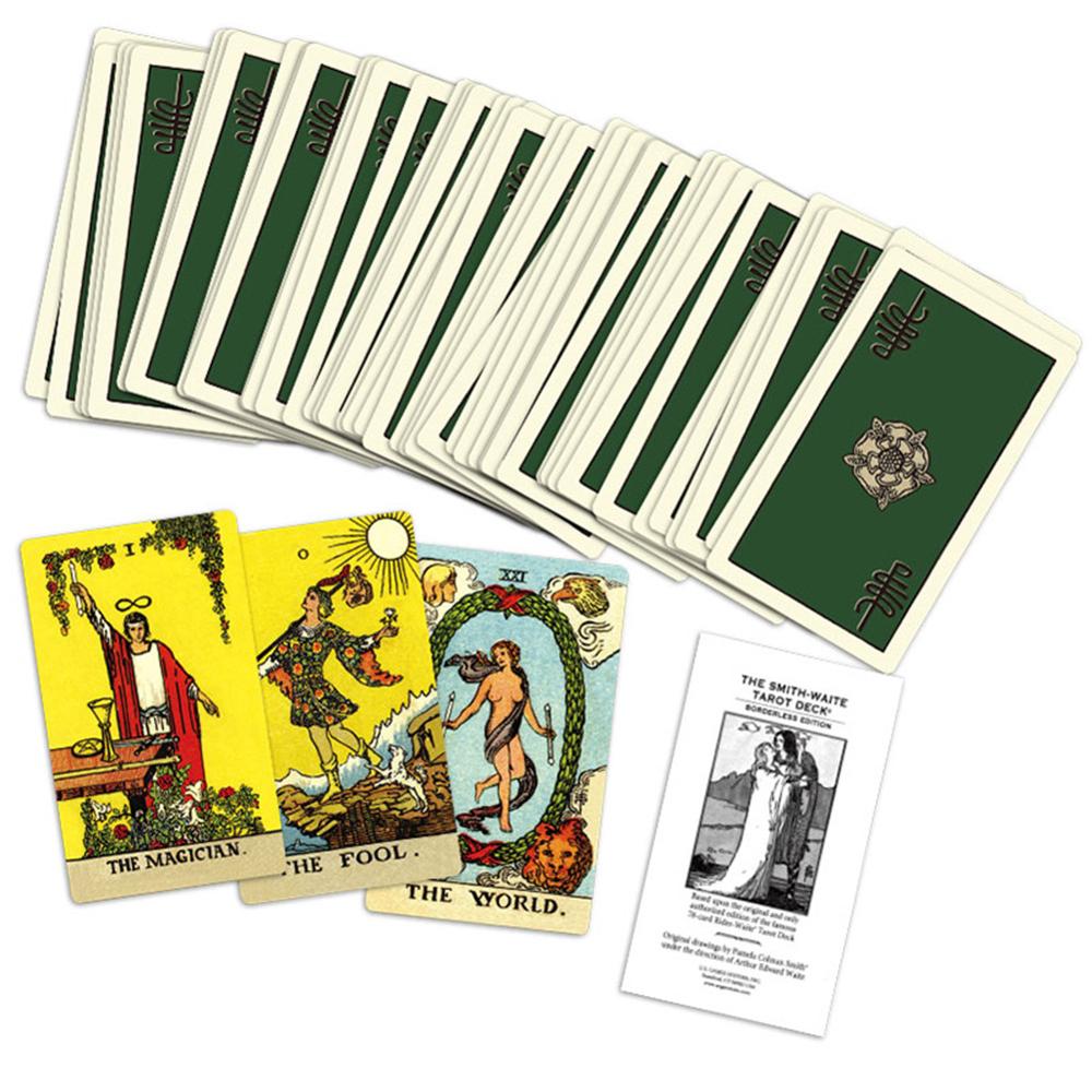 DIYCUT Tarot Rider Waite Smith, 78 Pièces The Smith-Waite Centennial Tarot  Cards, Tarot Débutant, Vintage Jeux Carte Tarot Di